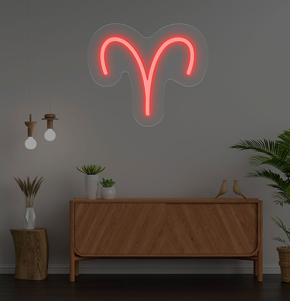 Aries Neon Sign