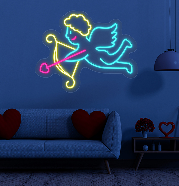 Cupid Neon Light Sign